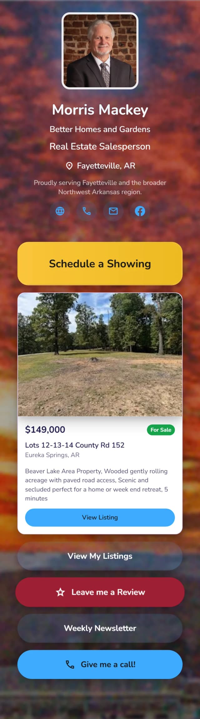 Morris Mackey hub page